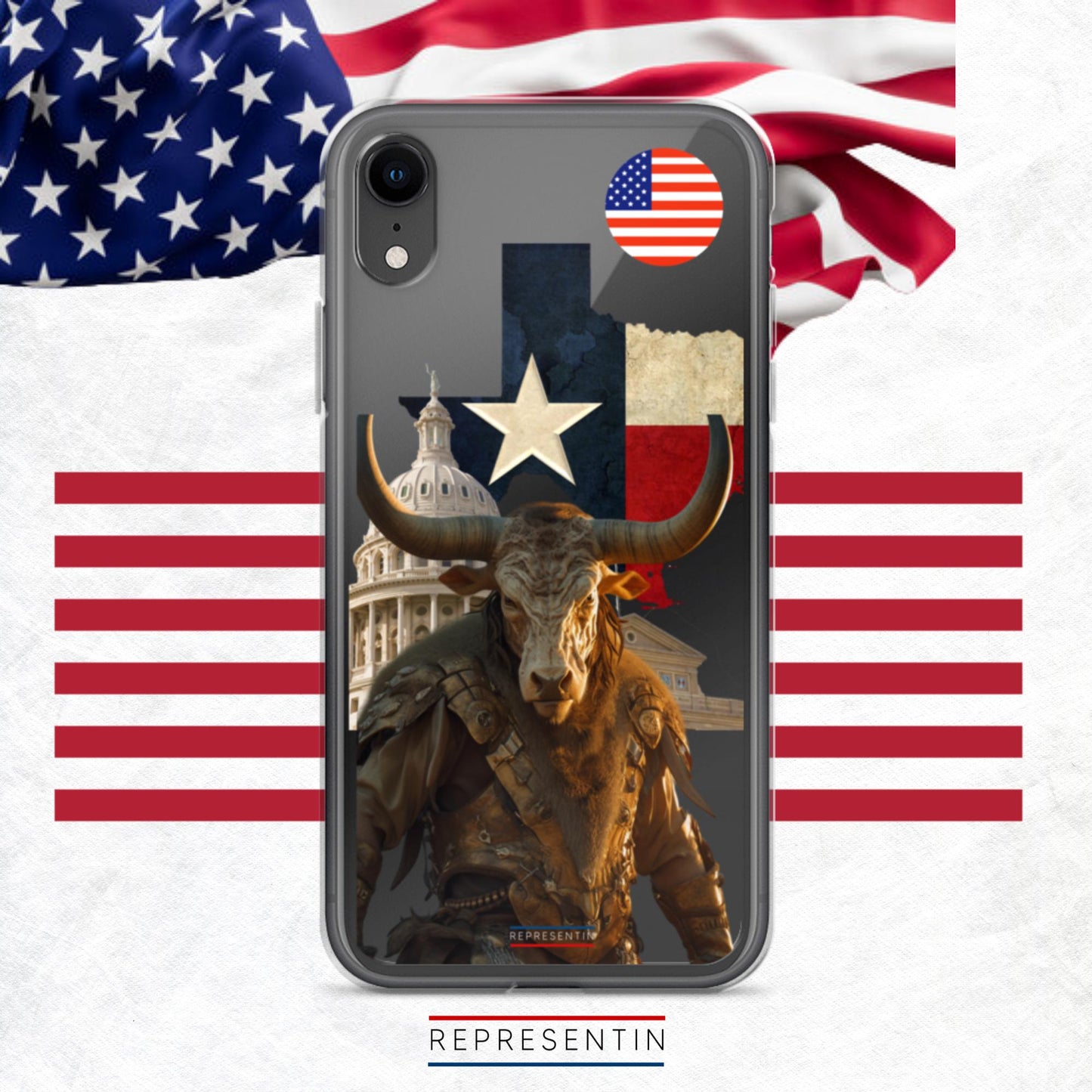Longhorn Defender: Texas Pride Clear Case for iPhone®