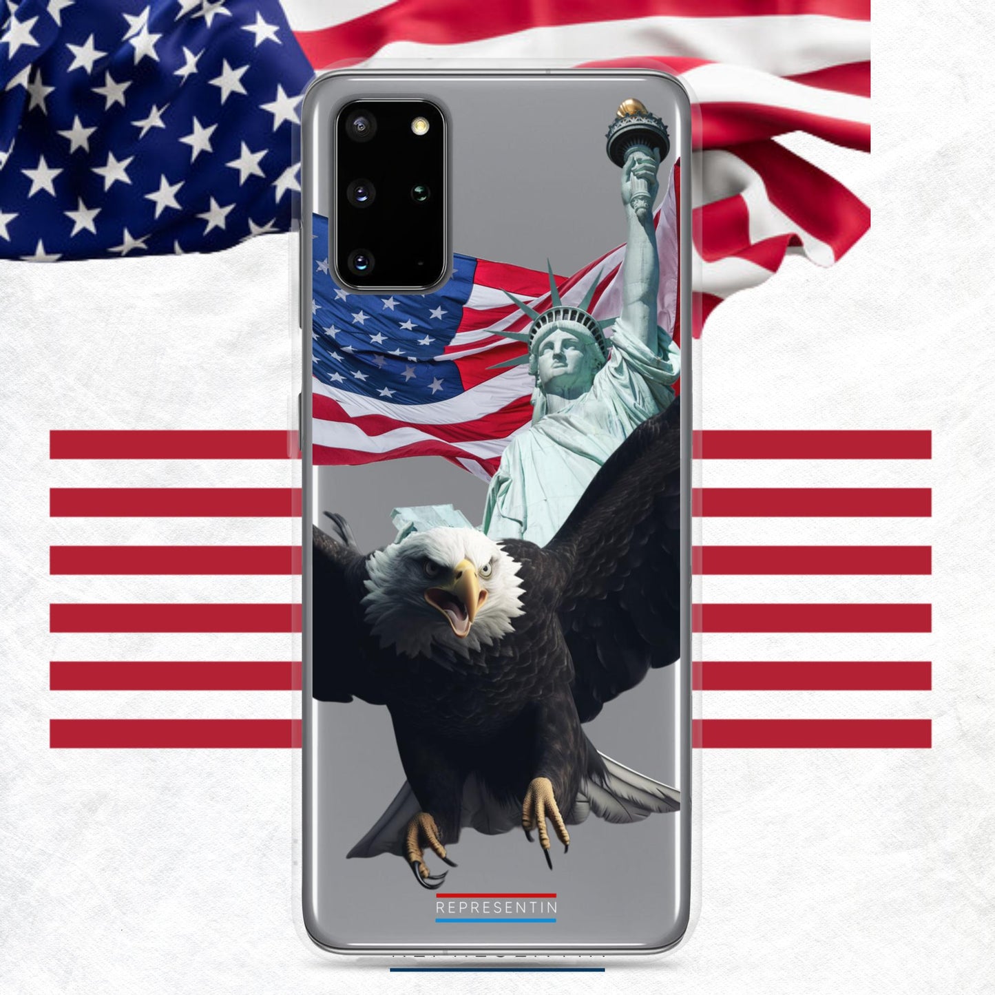 Eagle's Liberty: USA Hero Clear Case for Samsung®